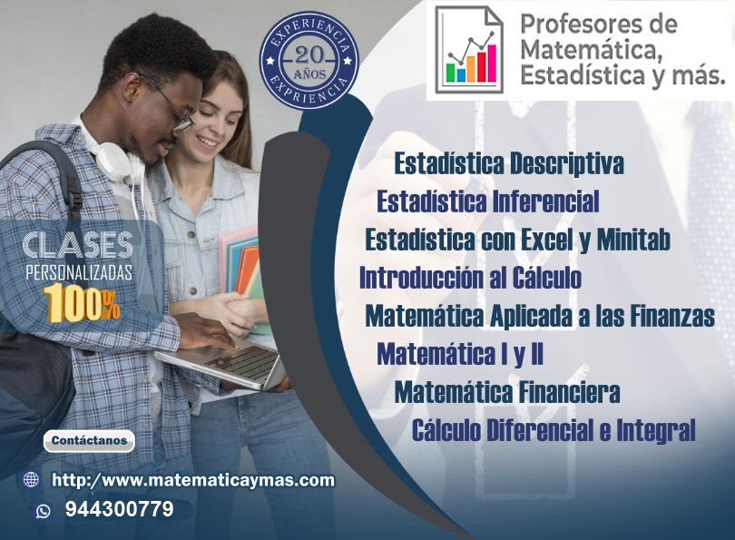 profesores de matemática estadistica y mas